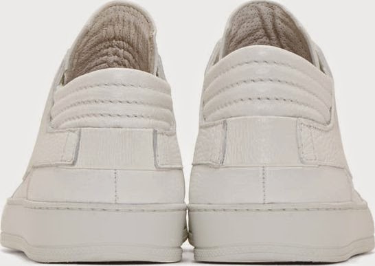 White's About Right: Helmut Lang Leather Low-Top Sneakers | SHOEOGRAPHY