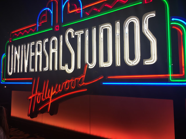 Universal Studios Hollywood Neon Sign Night