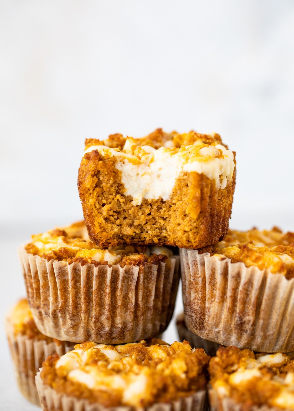 Keto Pumpkin Cream Cheese Muffins