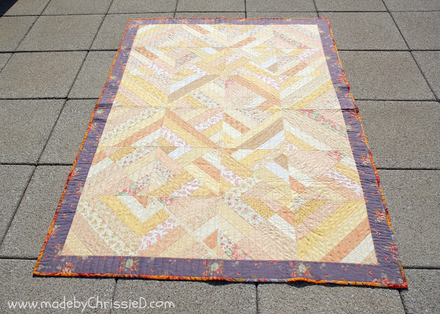 Autumn's Golden Gown - A Jelly Roll Quilt Tute by www.madebyChrissieD.com Autumn's Golden Gown - A Jelly Roll Quilt Tute by www.madebyChrissieD.com