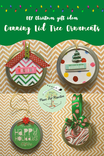 Holiday craft: Canning lid Christmas tree ornament ideas