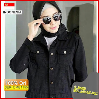 DMB1155 FASHION ATASAN 1KG MUAT 3PCS JAKET JEANS BIONDY JET BLACK HITS SELEBGRAM BARU 2021
