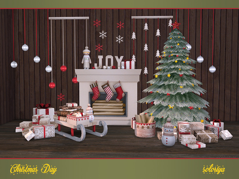 Sims 4 CC's The Best Christmas Day by soloriya