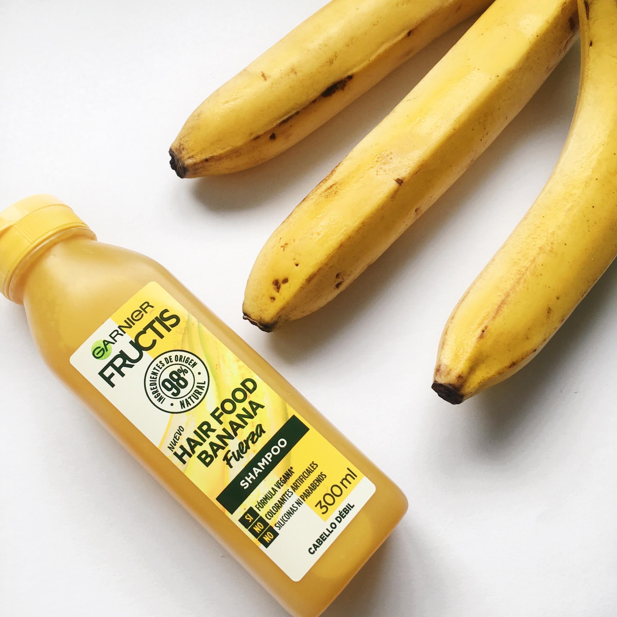 Shampoo de Banana de la línea Hair Food de Garnier Mi Blog de Notas
