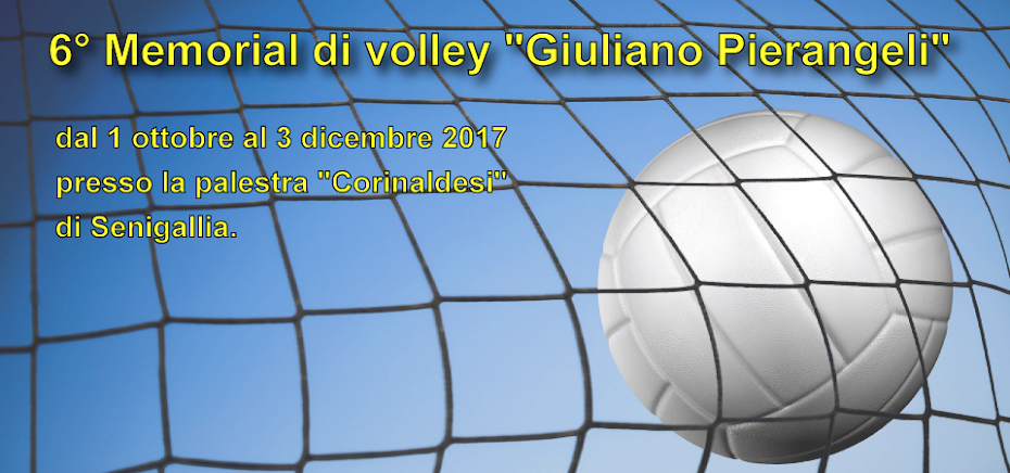 6° Memorial di volley "Giuliano Pierangeli"