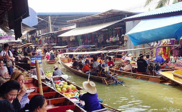 thailand bangkok Damnoen saduak Floating Market