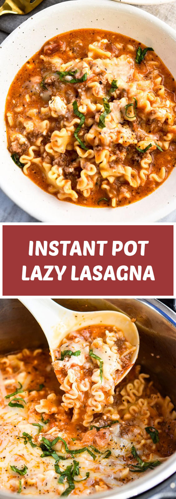 Instant Pot Lazy Lasagna