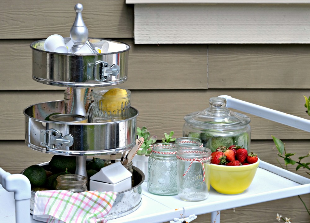 DIY Three Tiered Serving Stand