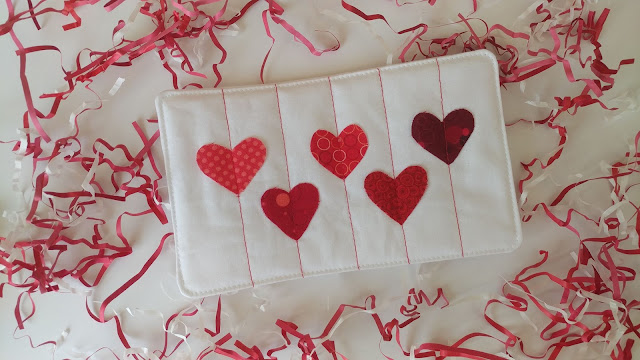 Quilted Valentine and Galentine cards