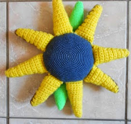 patron gratis sol amigurumi, free amigurumi pattern sun