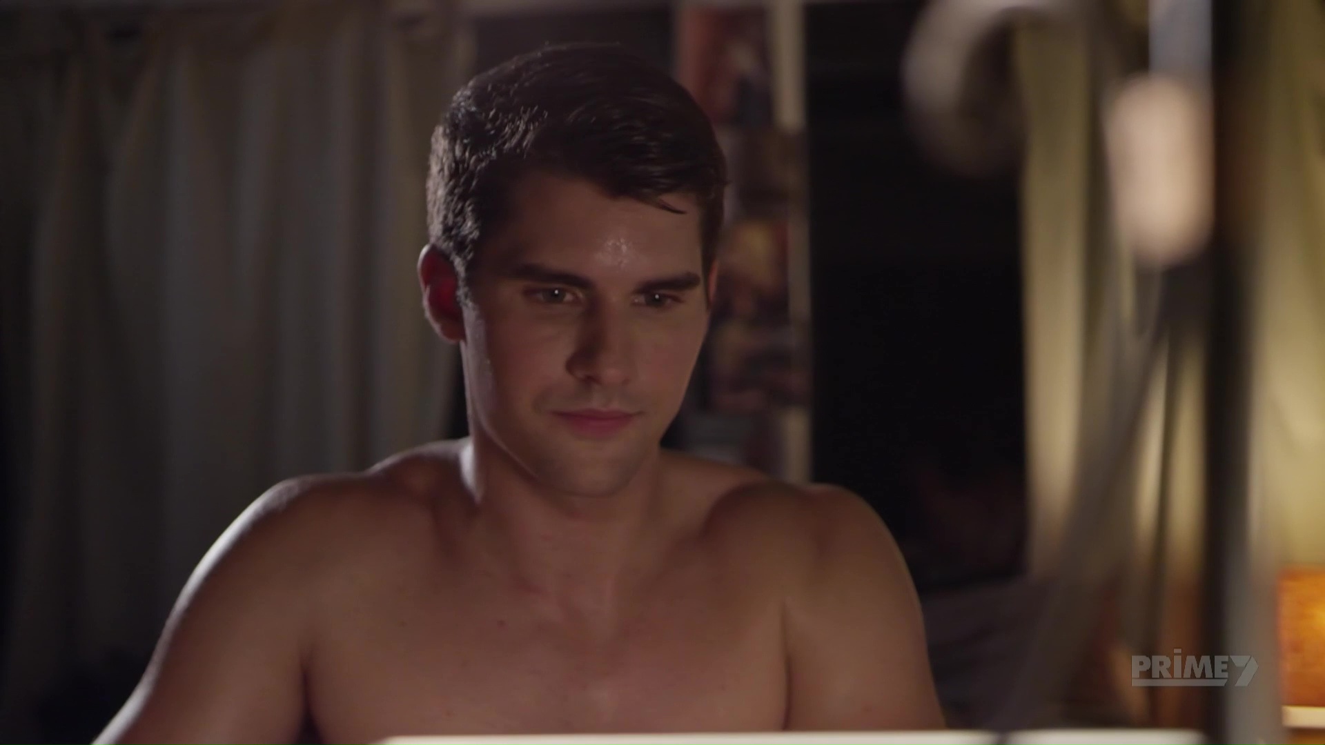 ausCAPS: Philip McElroy shirtless in The Wrong Teacher