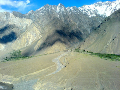 Passu - Zarabad Village from Karakoram Highway