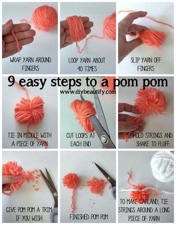 How to Make Yarn Pom-Poms in Just Three Simple Steps