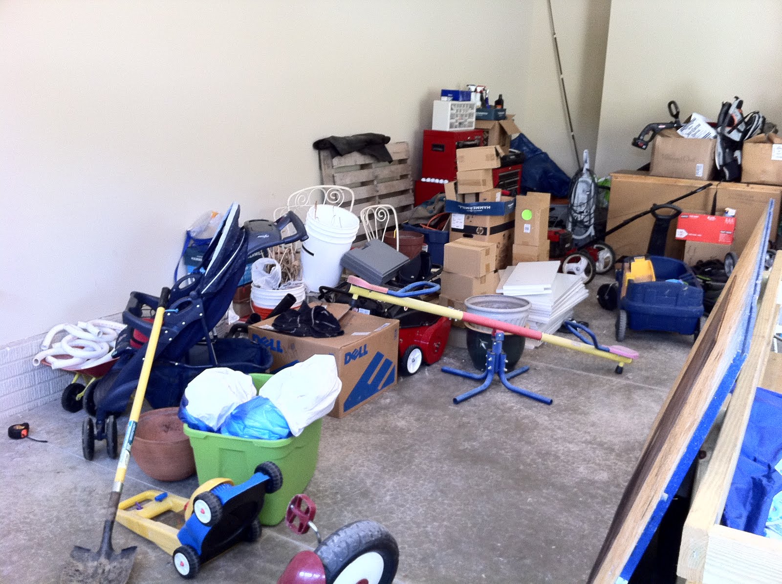Chad's Workshop: French cleat garage storage