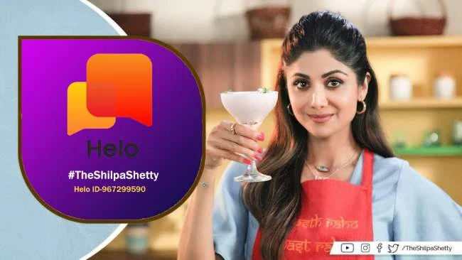 Shilpa Shetty On Helo App