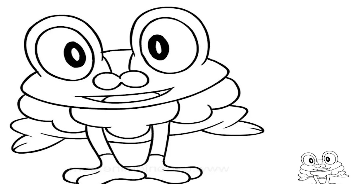Coloring Page Of Froakie