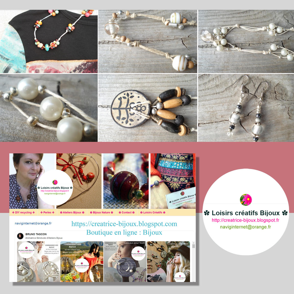 Créatrice de bijoux fantaisie perles colliers à VANNES Morbihan Créatrice de bijoux fantaisie perles colliers à VANNES Morbihan