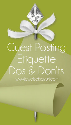 Guest Posting Dos and Dont's