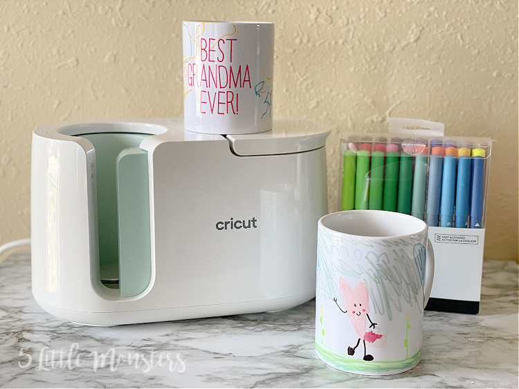 5 Little Monsters: Infusible Ink Mugs with Children's Artwork