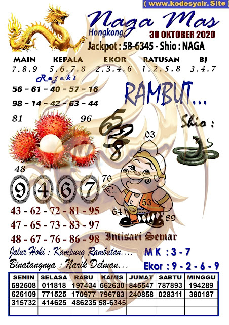 Syair Hongkong Hari Ini 30 Oktober 2020 Lengkap Dan Terupdate Prediksi Padangtoto