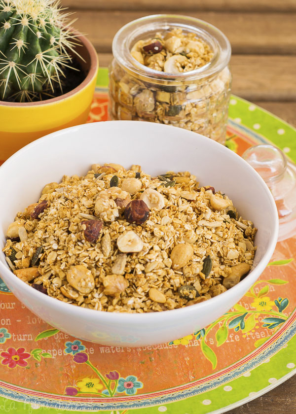 Granola casera sin azúcar La Rosa dulce