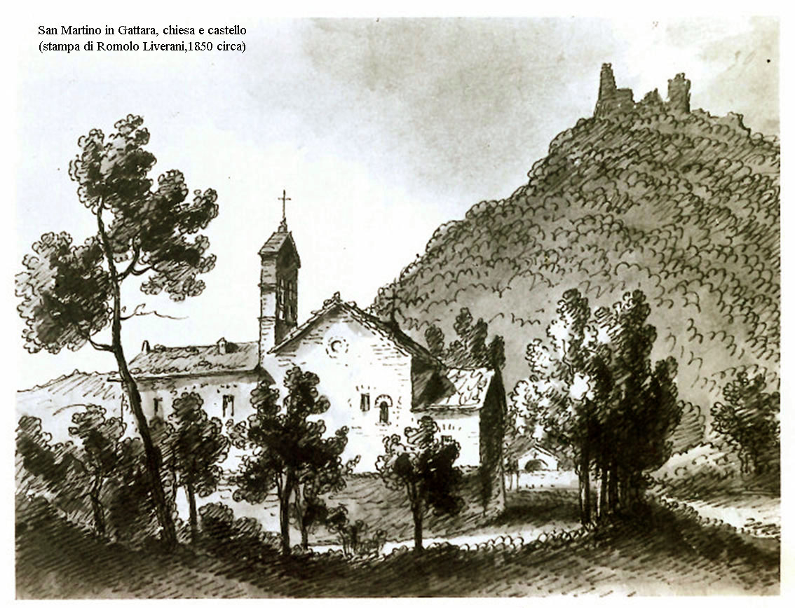 Il blog della Biblioteca di Marradi Il castello di San Martino in Gattara