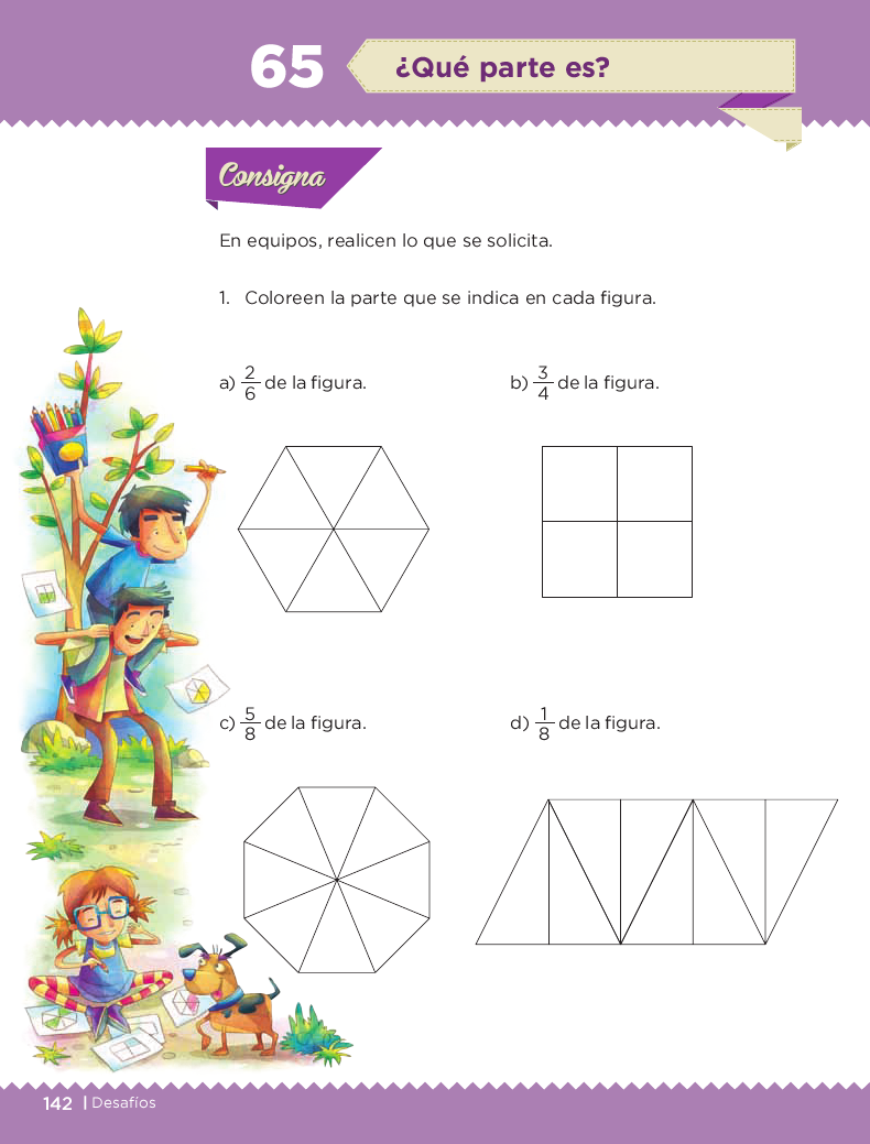 ¿Qué parte es? Desafios matemáticos 3ro bloque 5/2014-2015