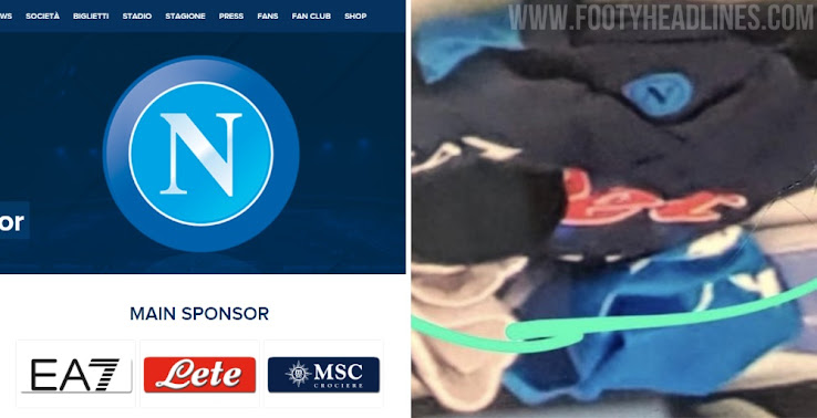 EA7 Emporio Armani Napoli 21-22 Kit - First Picture Leaked, Confirmed - Footy Headlines
