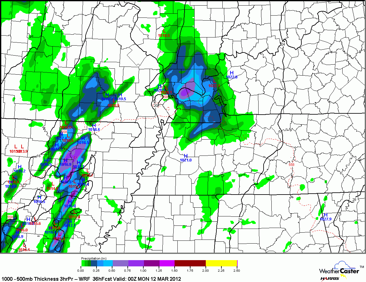 The Weather Centre Severe Weather Risk in Arkansas for Tomorrow