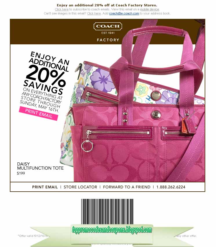 Free Promo Codes and Coupons 2023 Coach Coupons