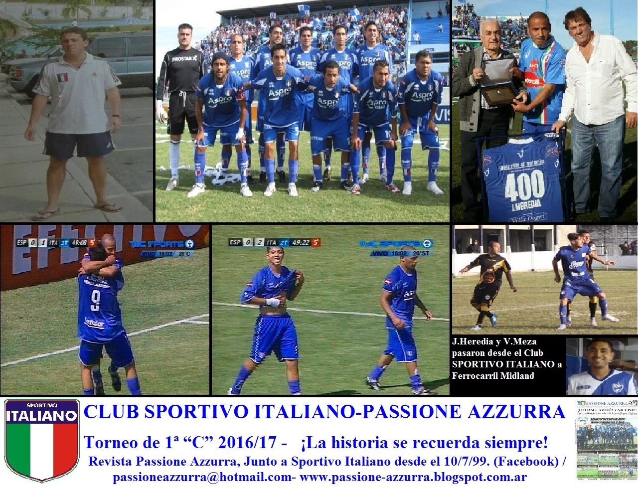 PASSIONE AZZURRA: 5/2/2017, TORNEO 1ª “C” 2016/2017: SPORTIVO