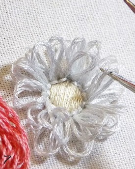 thêu hoa 3d - Hình 7