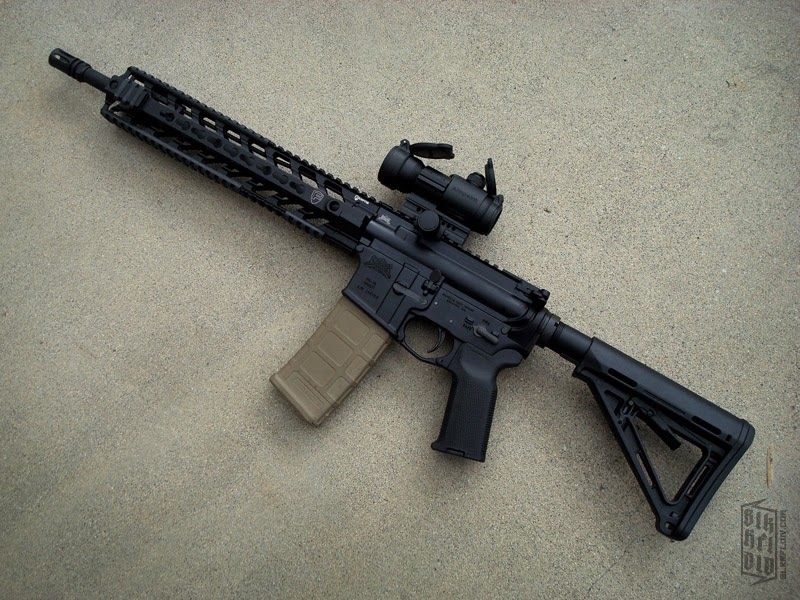 BLK RFL DIV: A2 Front Sight Modification to a Low Profile Gas Block