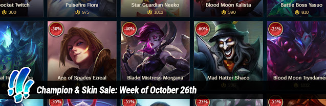 League of Legends Champion & Skin Sale – 06/26/15