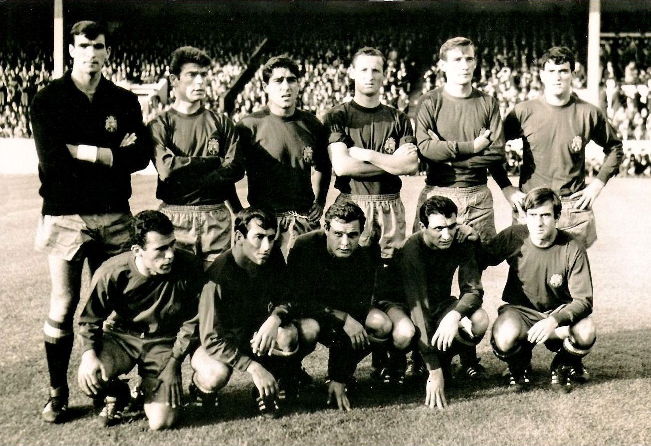 SELECCIÓN DE ESPAÑA contra Selección de Alemania Federal 20/07/1966 Mundial