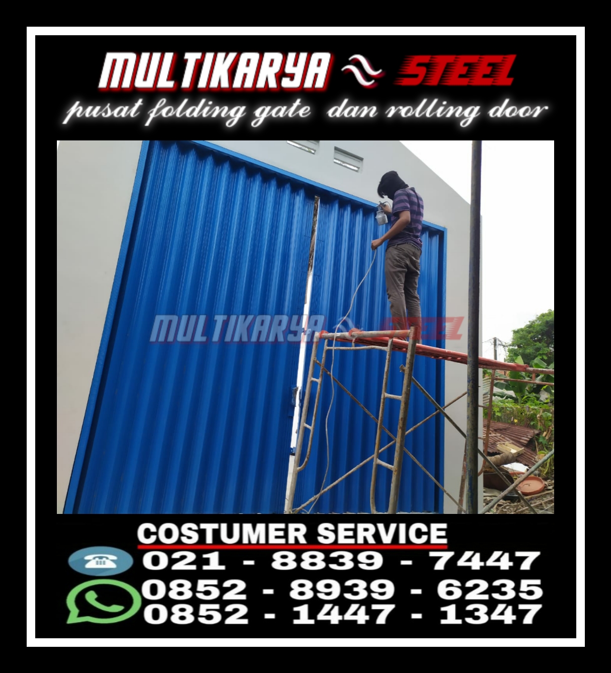 Folding Gate, Beji, Harga, Murah, 2024 Folding Gate, Rolling Door