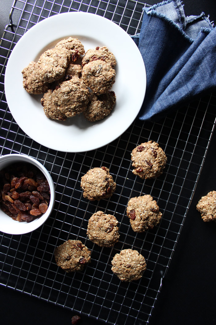 GlutenFree Oatmeal Raisin Cookies Poppytalk