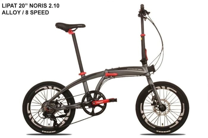 New Sepeda Lipat Pacific NORIS 2.10 FOLDING 20inch 8 speed