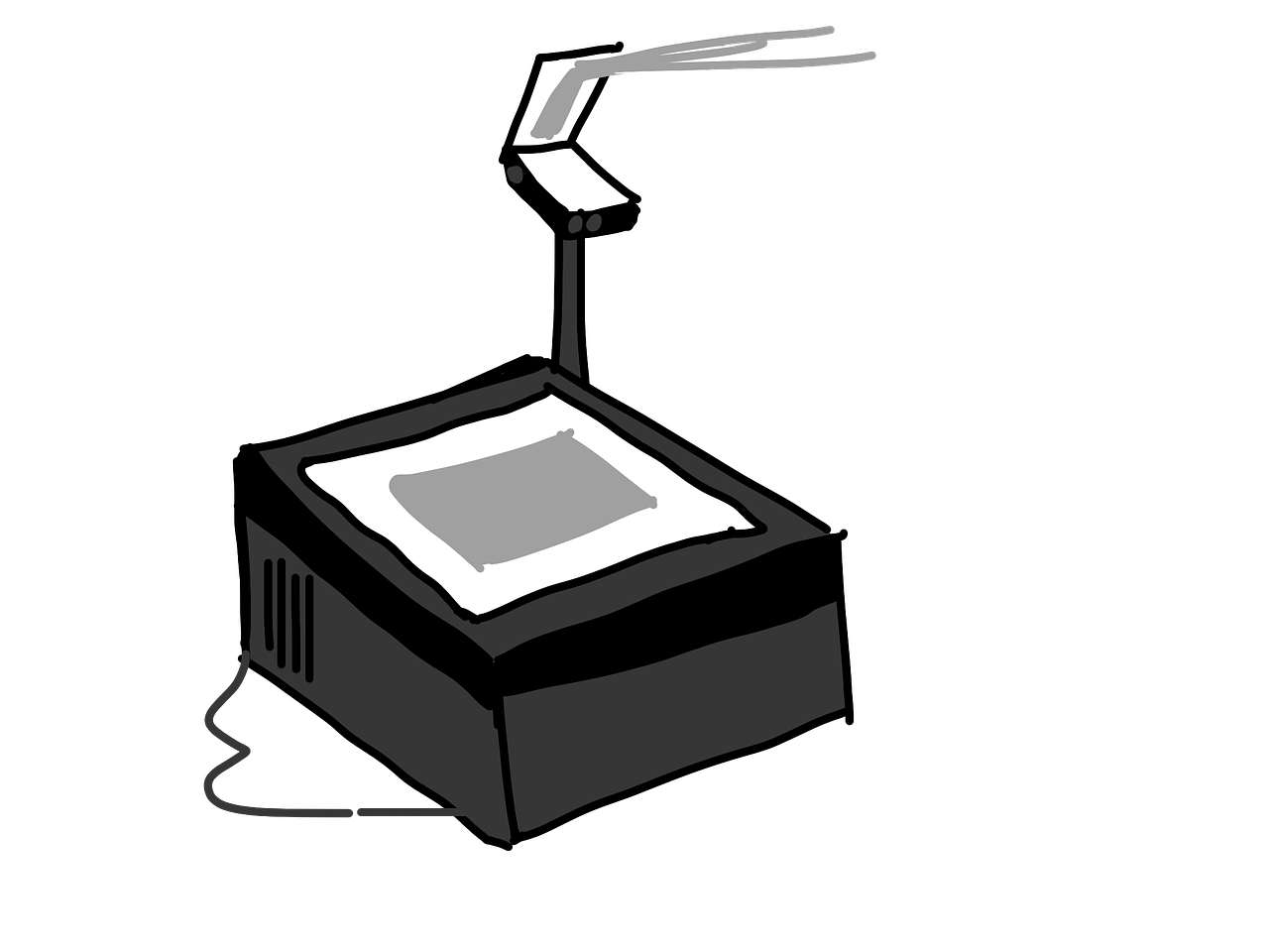 ओवरहेड प्रोजेक्‍टर क्‍या है ? What is a Overhead Projector in Hindi