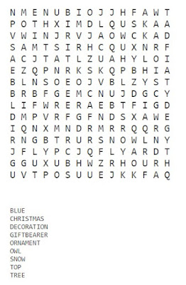 Christmas word search - the game