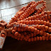  Tasbih KAYU KOPI  Warna ORANGE 33 Biji 8 mm  Paket 20 Tasbih By Mall Handycraft 