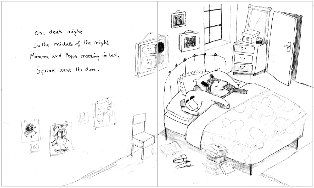 Delphine Durand Creak! said the bed