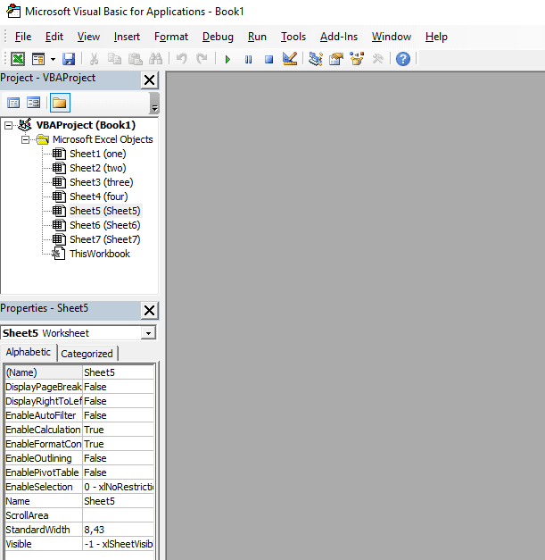 Display Hidden Worksheet Excel