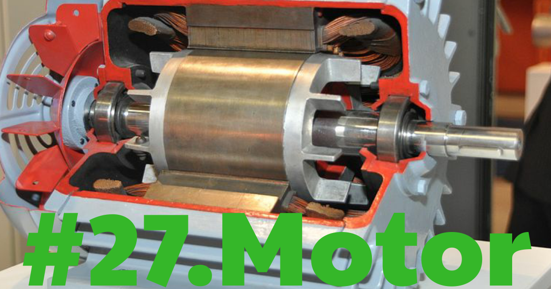 27.what is motor? How does a motor work?