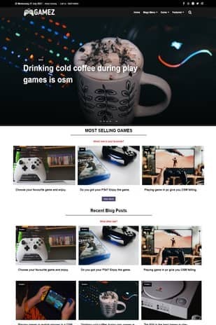 Game Blogger Template Game Blogger Template