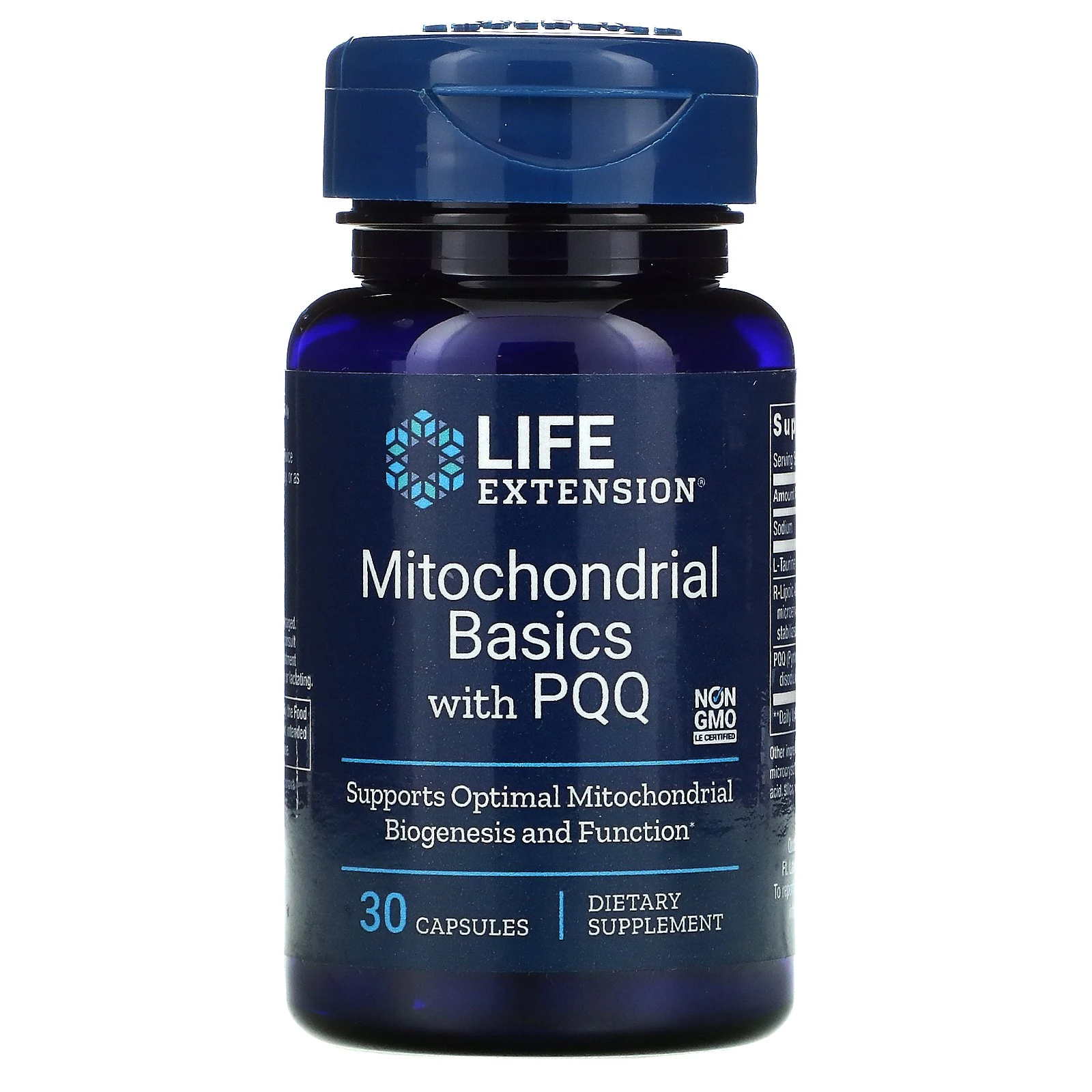 Life Extension, Mitochondrial Basics с PQQ, 30 капсул
