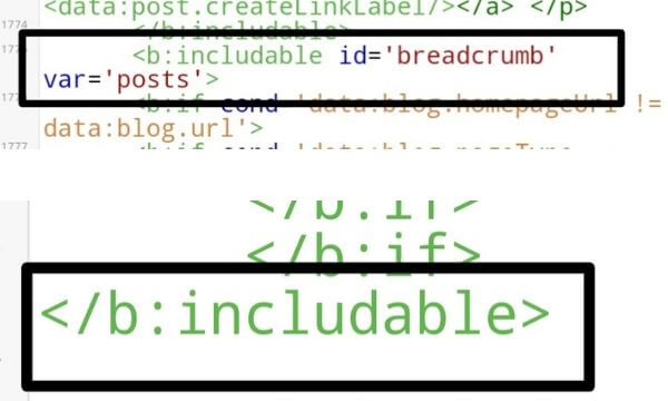 breadcrumbs blog error, resolve breadcrumbs issue in google search console 