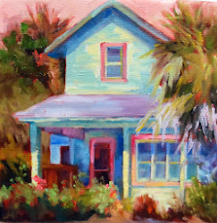 cottage beach oil coastal painting georgia deanna artist screven fort canvas landscape