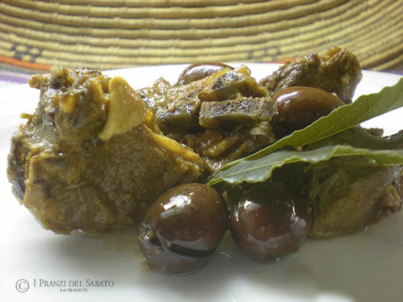 Sardinian lamb with olives
