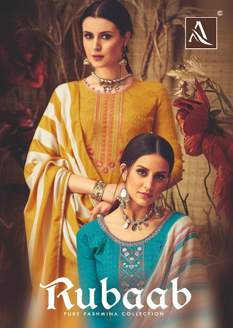Alok Suits Rubaab Pashmina Salwar Suits Collection 